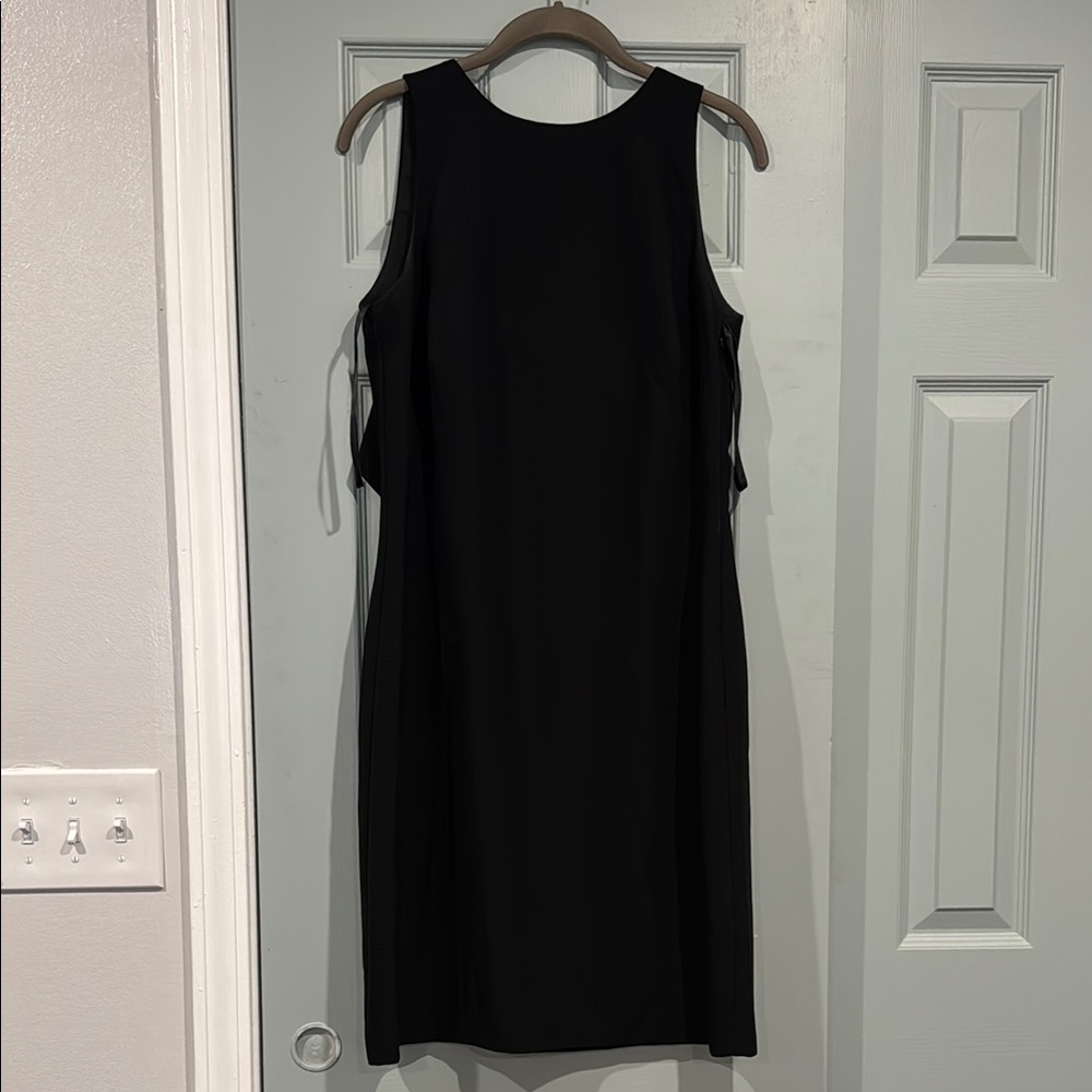 Ralph Lauren women's black white classic collared dress